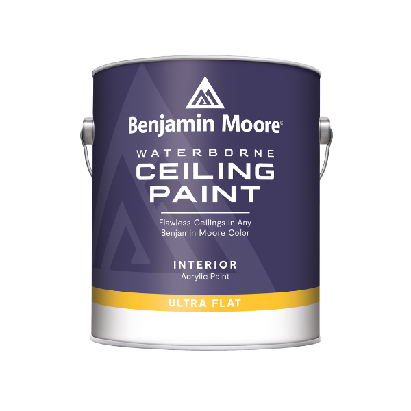 Benjamin Moore Waterborne Ceiling Paint in ultra flat finish