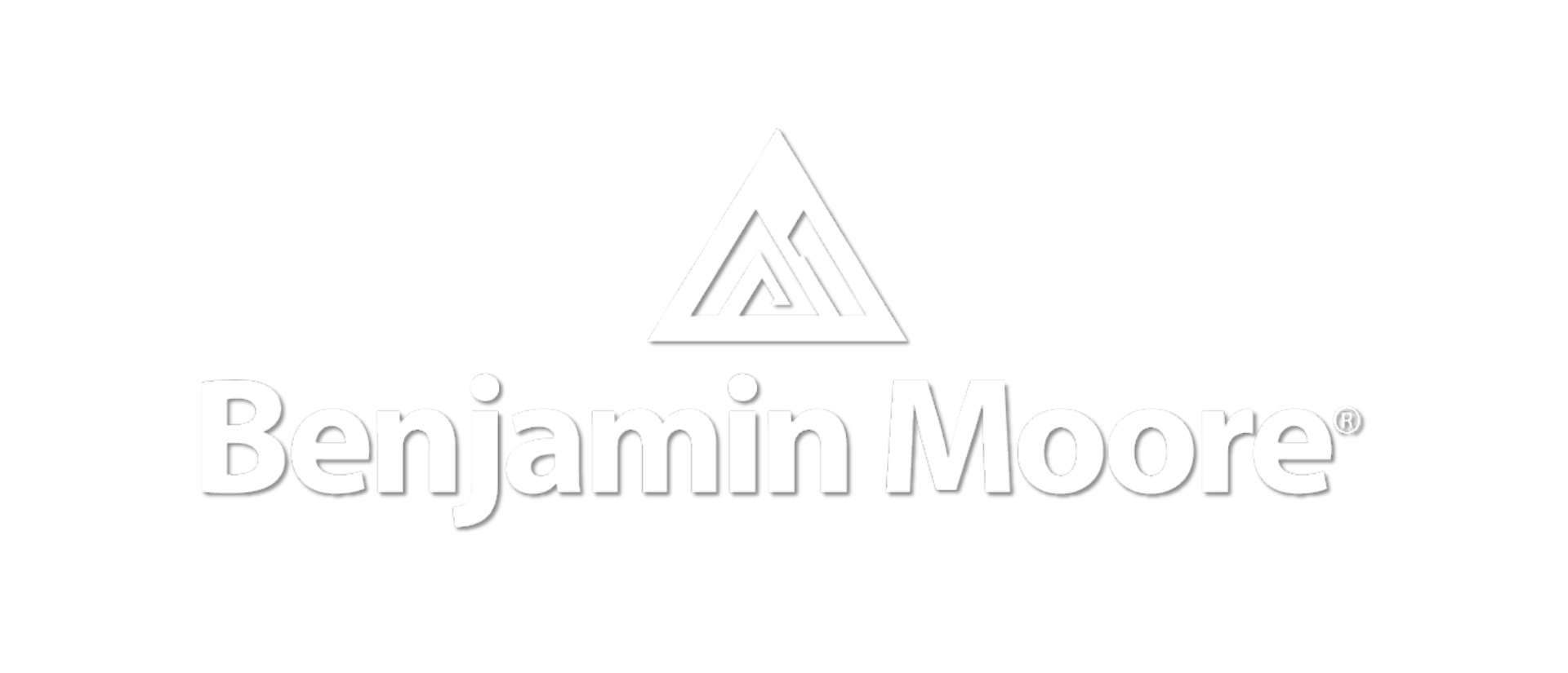 Benjamin Moore Paints White Logo Banner